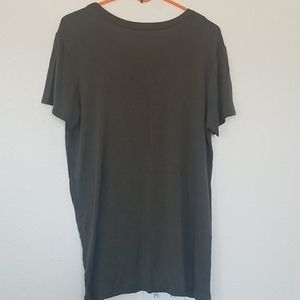 Green long tshirt
